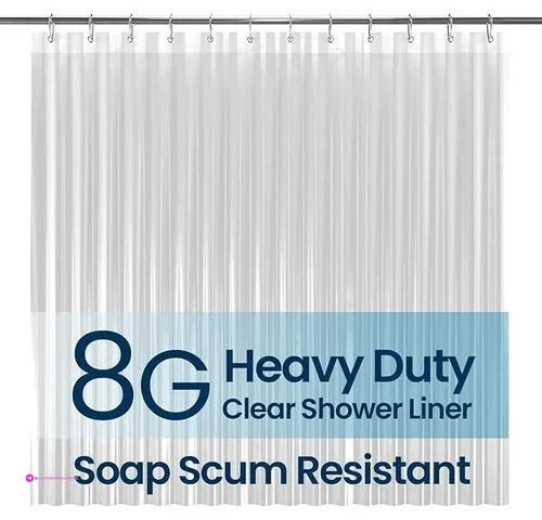 Liba Bathroom Shower Curtain Waterproof Plastic Shower Curtain Premium Peva