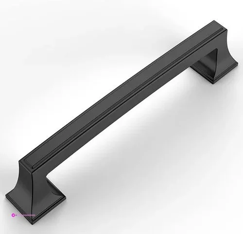 Amerdeco 10 Pack Matte Black Cabinet Pulls 5 Inch 128mm