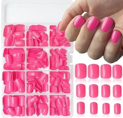Loveourhome 360pc Square Press On Nails Short Fake Nails Hot