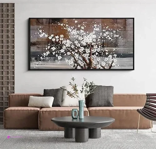 Klakla Framed Wall Art – Black Frame Canvas Wall Decor