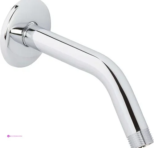 6 Inch Shower Arm And Flange – Solid Stainless Steel