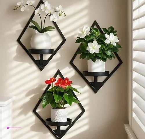 Usenior 3 Pack Wall Planters For Indoor Plants Plant Holders
