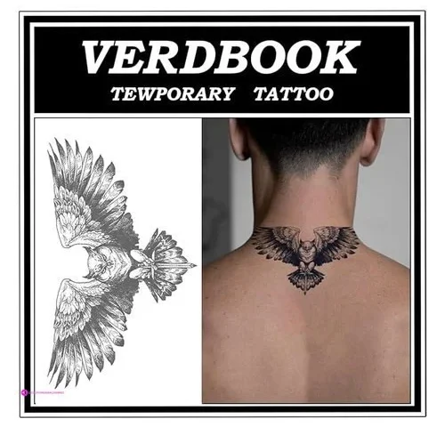 Verdbook Waterproof Temporary Tattoos 2-sheet Tattoo Kit With Realistic Body
