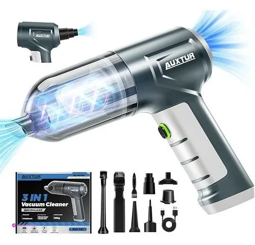 Auxtur Car Vacuum Cleaner Portable Cordless 15000pa Brushless Motor Handheld