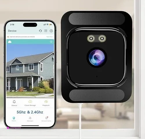 4k Window Security Camera For Home 2 4ghz 5ghz Wifi