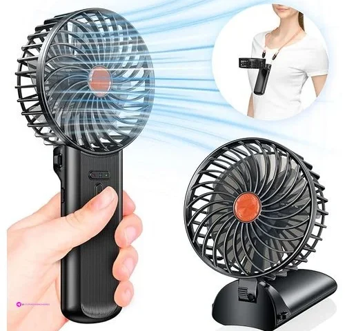 Portable Handheld Mini Fan Rechargeable Small Hand Personal Foldable Fans