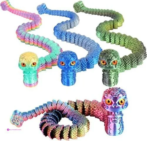 Yue Motion 3d Printed Snake – Articulated Snake Flexible Joint