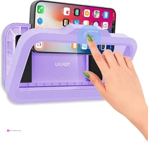 Urroy Shower Phone Holder Waterproof One-touch Open Shower Phone Case