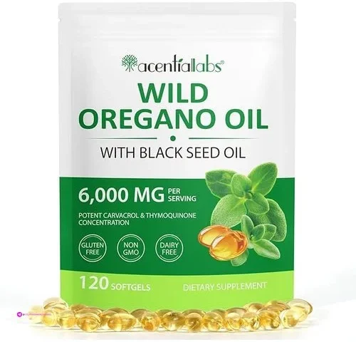 Oil Of Oregano With Black Seed Oil Softgels 60 Count