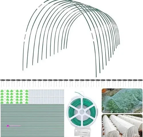 60 Pcs Greenhouse Hoops For Diy Grow Tunnel 12 Sets