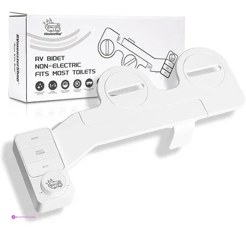 Rvmonstershop Rv Bidet Self-cleaning Dual Nozzles Bidet For Rv Toilet