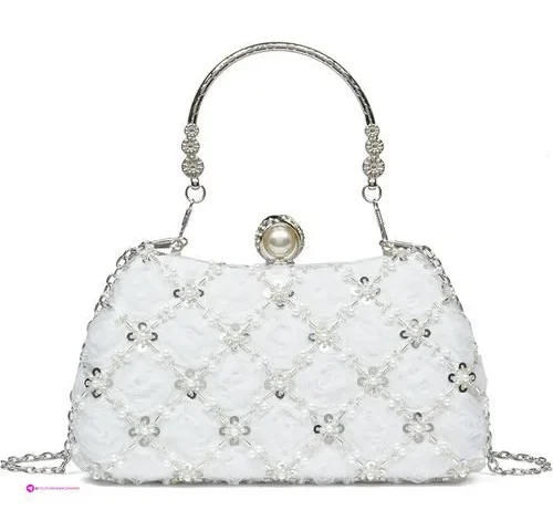 Omatta Evening Bag Floral Clutch For Women Wedding Bridal Purse