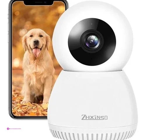 Zhxinsd Indoor Security Camera 1080p Pan Tilt Home Security Camera