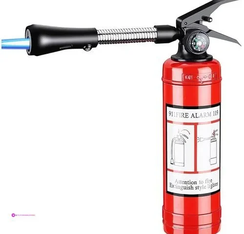 Honhahei Windproof Jet Torch Lighter Refillable Dual Flame With Safety