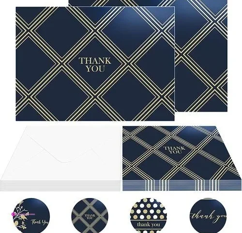Spark Ink 100 Thank You Cards With Envelopes Bulk Made