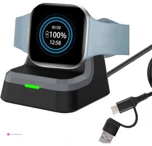 Upgraded Charger Dock For Fitbit Magnetic Watch Charger Stand With