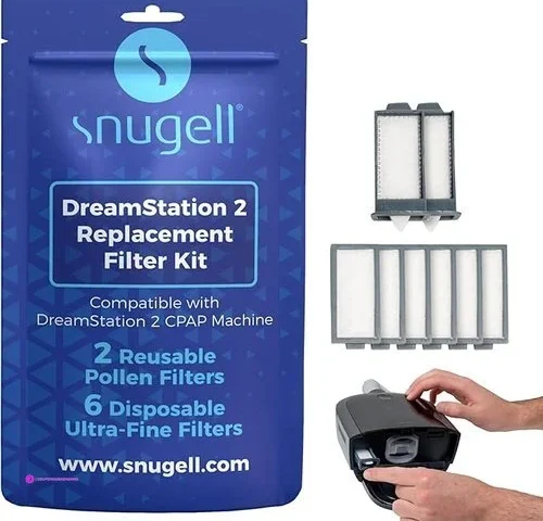 Snugell Dreamstation 2 Cpap Filter Kit Universal Replacement Filters Compatible
