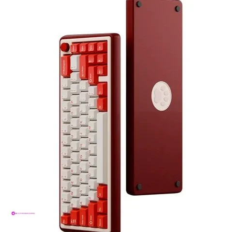 Ooctpk Chilkey Foxy65 Mechanical Keyboard With Knob Gasket Mount 65