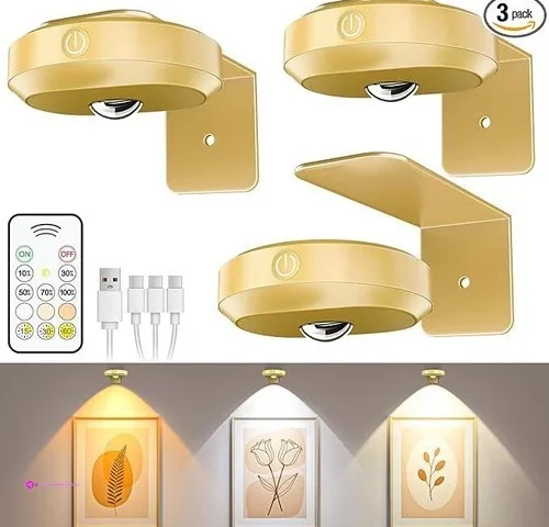 Willed Rechargeable Picture Lights For Wall 1200mah Battery Operated Wall