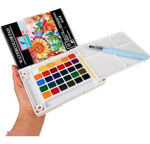 Maikedepot Watercolor Painting Set Travel Paint Set Graspable Paint Set