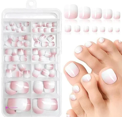 Lifextol 120pc Ombre Press On Nails For Women – Short