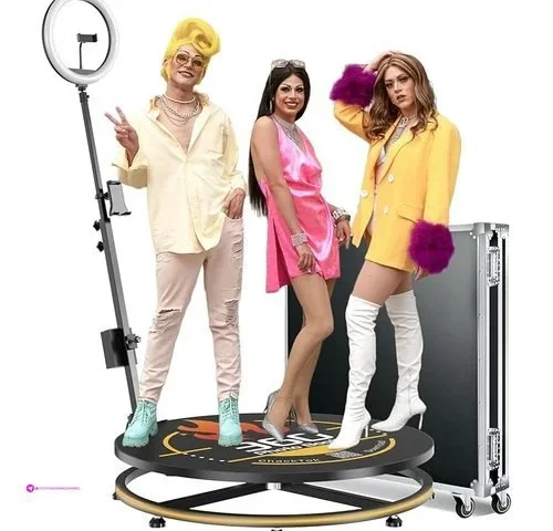 Jiyang 360 Photo Booth Machine With Flight Case 360 Photo