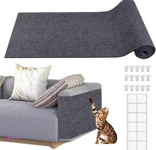 Kvida Cat Scratch Furniture Protector 98 X16 Extra-long Self-adhesive Cat