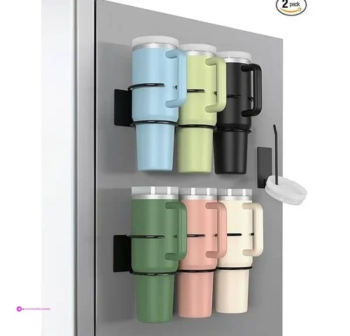 Botemy Magnetic Stanley Cup Holder For Fridge Water Bottle Holder