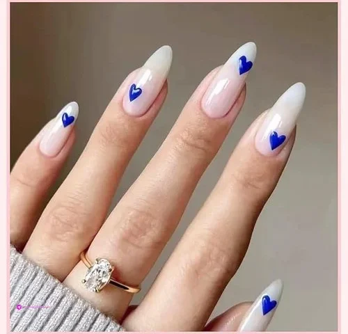 Eternalclassic Almond Press On Nails Medium White Fake Nails With