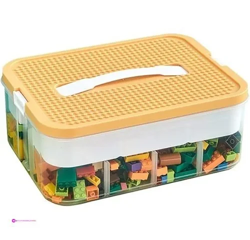 Maofiuxgo Toy Organizer Bins With Compartments Building Blocks Storage Storage