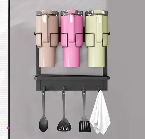 Jsdito 2-in-1 Magnetic Water Bottle Organizer For Stanley 30 40