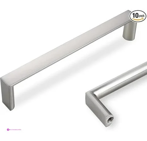 Giyuro 10 Pack 5 Inch 128mm Cabinet Pulls Brushed Satin