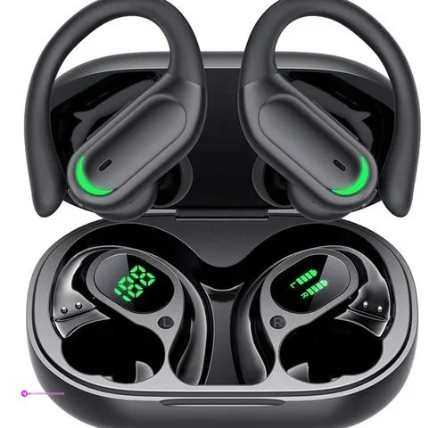 Wireless Earbuds Bluetooth 5 4 Headphones 96hrs Playtime Wireless Charging