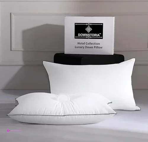 Downstoria Feather Down Pillows Queen Standard Size Set Of 2