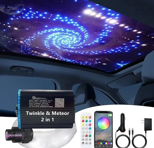 Meteor Twinkle 2 In 1 Fiber Optic Light App Control