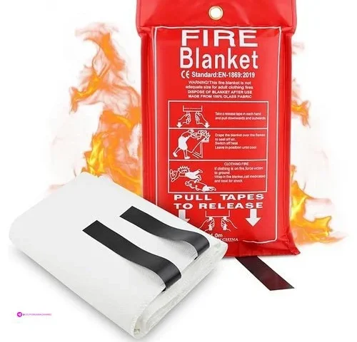 Fjnatinh Silicone Fire Blanket 1pack Emergency Fire Safety For Home