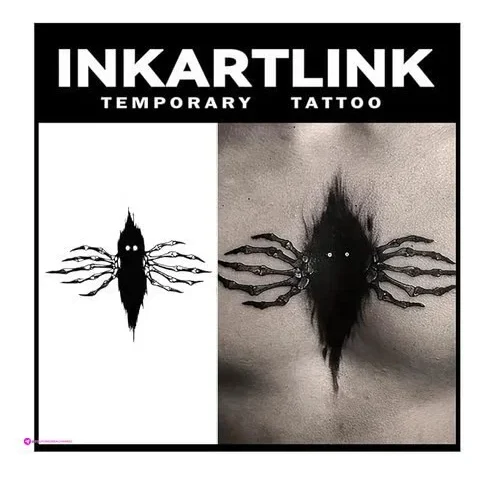 Inkartlink Temporary Tattoos 2 Sheets Large Semi Permanent Tattoo Adult