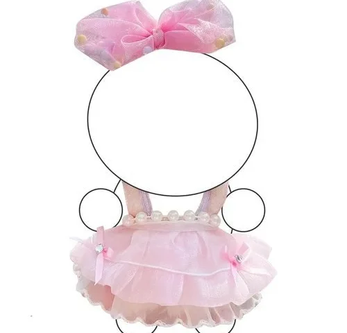 Doll Clothes Girly Dreamy Outfit For 17cm Labubu Featuring A