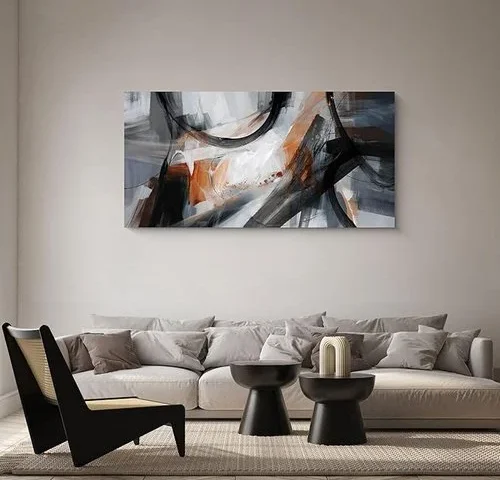 Klakla Large Wall Art – Abstract Canvas Wall Decor Modern
