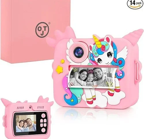 Otj Kids Camera Instant Print – Selfie Children Digital Camera