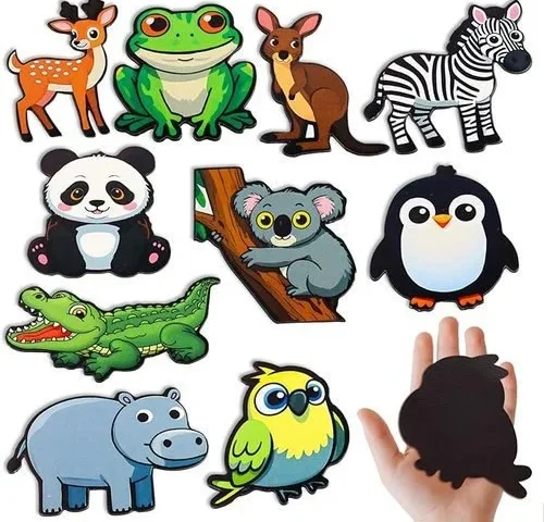 Fridge Magnets For Toddlers 1-3 Cute Magnetic Animals Refrigerator Magnets