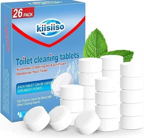 Kiisiiso Toilet Bowl Cleaners 26 Pack Automatic Toilet Bowl Cleaner