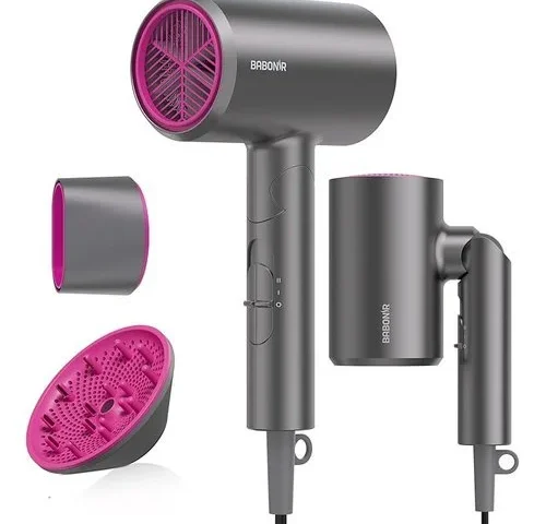 Babonir Ionic Diffuser Hair Dryer For Curly Hair 1875w Fast