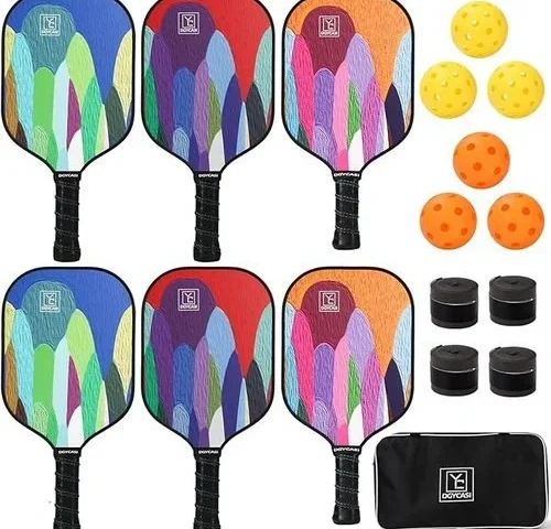 Graphite Pickleball Paddles Set Of 6 2025 Usapa Approved 2