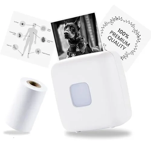 Lfpert Sticker Printer Tp6 Print Pods Mini Printer Portable Bluetooth