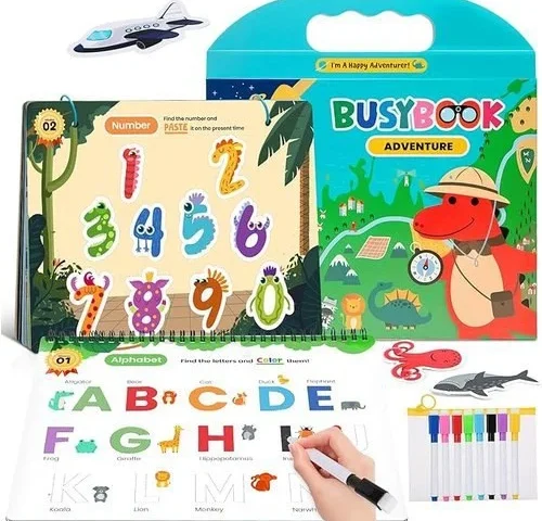 Activity Busy Books For Kids Ages 3-5 Preschool Learning Activities