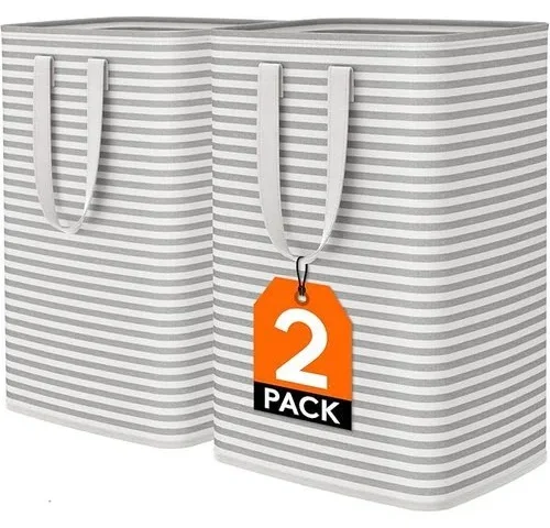 Lifewit 2 Pack Laundry Hamper Large Collapsible Laundry Baskets Freestanding