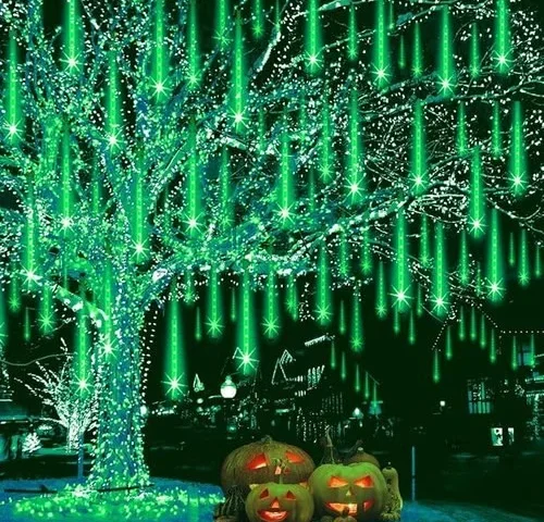 Weepong Halloween Lights Outdoor Meteor Shower Christmas Lights For Halloween