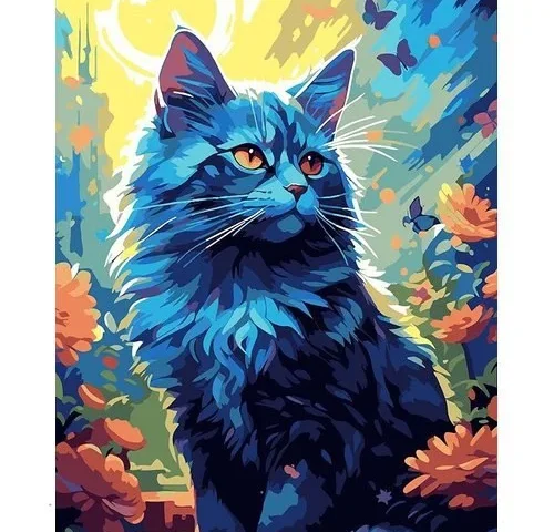 Quitedew Cat Paint By Numbers Kit For Adults Paint By