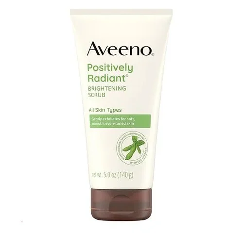 Aveeno Positively Radiant Skin Brightening Exfoliating Daily Facial Scrub Gentle